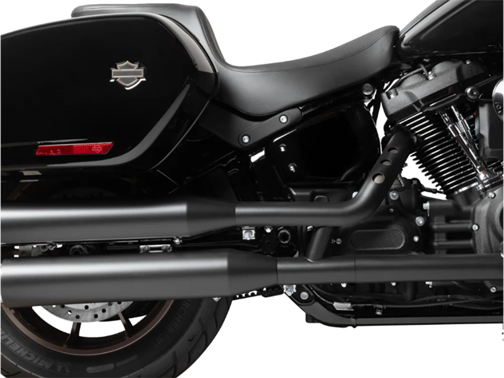Drag Specialties DS-0802-1634 Performance Predator 2-Up Dual Seat Smooth Black for Harley-Davidson Sport Glide/Low Rider 18-Up/Low Rider S 20-Up/Low Rider ST 22-Up - Image 3