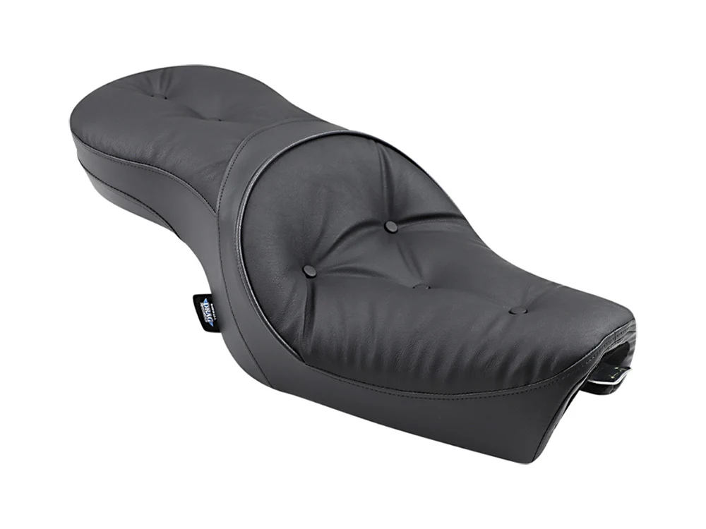 Drag Specialties DS-0804-0261 Low Profile Dual Touring Seat w/Pillow Stitch for Harley-Davidson Sportster 04-21