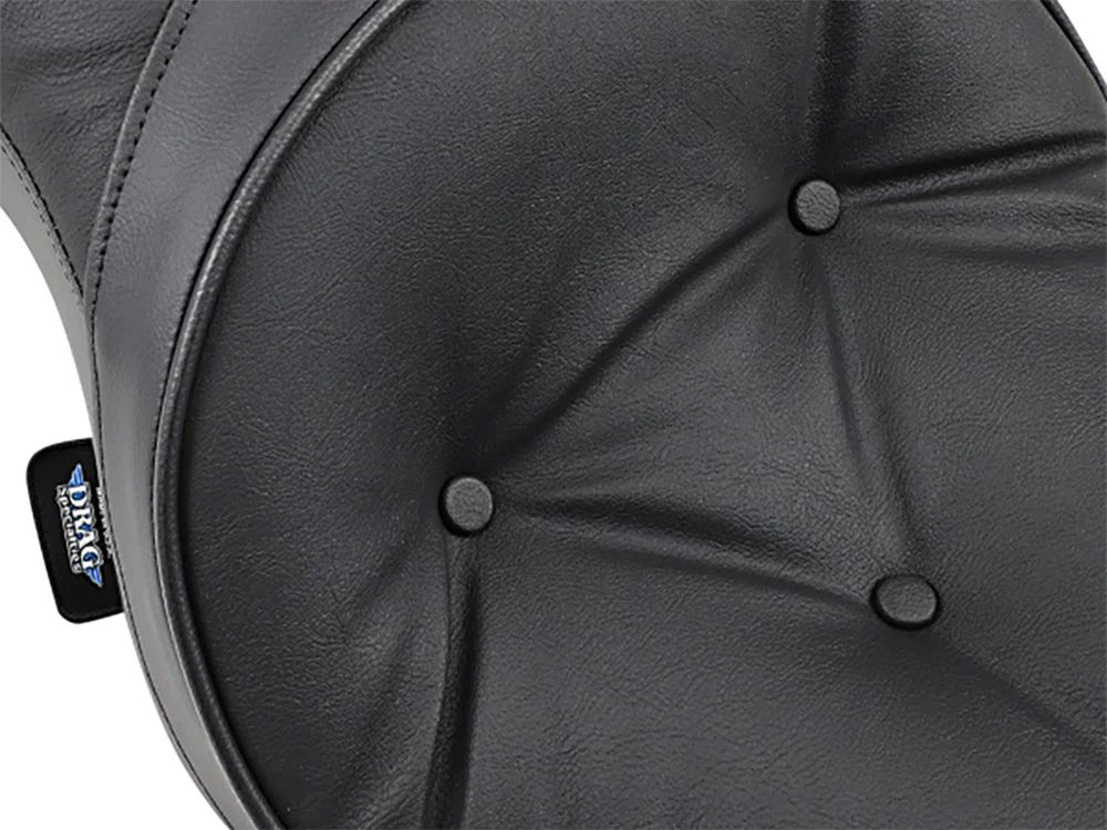 Drag Specialties DS-0804-0261 Low Profile Dual Touring Seat w/Pillow Stitch for Harley-Davidson Sportster 04-21 - Image 2