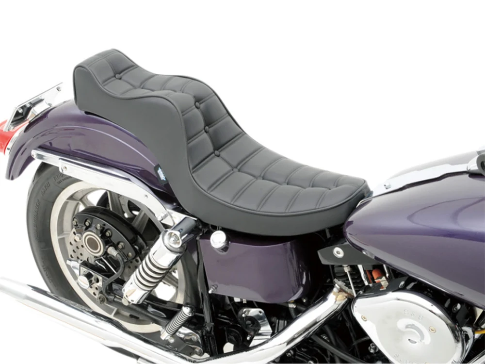 Drag Specialties DS-0805-0093 Mini King & Queen Dual Seat for Harley-Davidson Big Twin 64-84 - Image 3