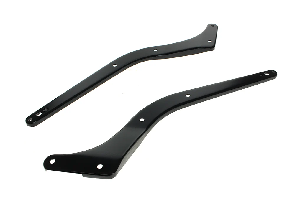 Drag Specialties DS-1411-0044 Rear Fender Struts Gloss Black for Harley-Davidson Softail 08-17 w/200 Rear Tyre