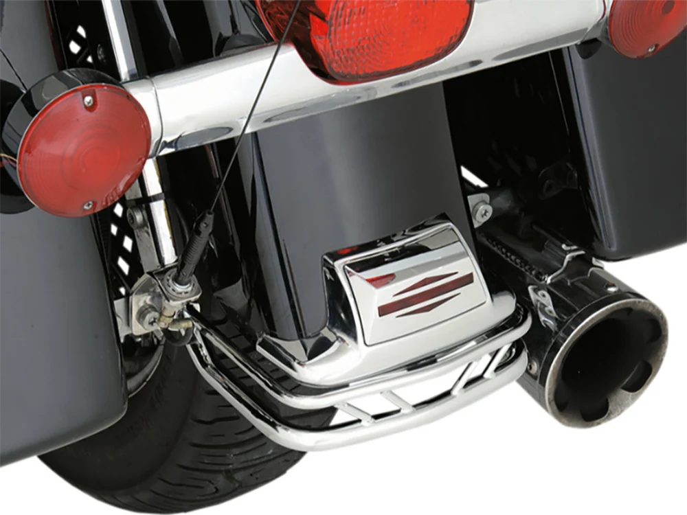 Drag Specialties DS-1412-0012 Rear Fender Rail Trim Chrome for Harley-Davidson Touring 80-08 - Image 2