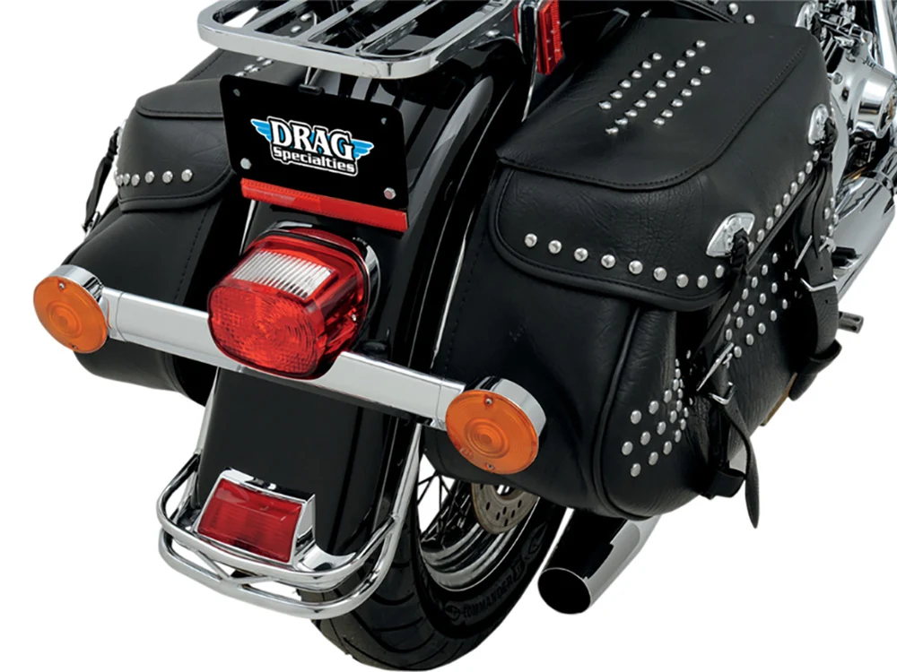 Drag Specialties DS-1413-0017 Rear Fender Rail Trim Chrome for Harley-Davidson FL Softail 00-17 - Image 3