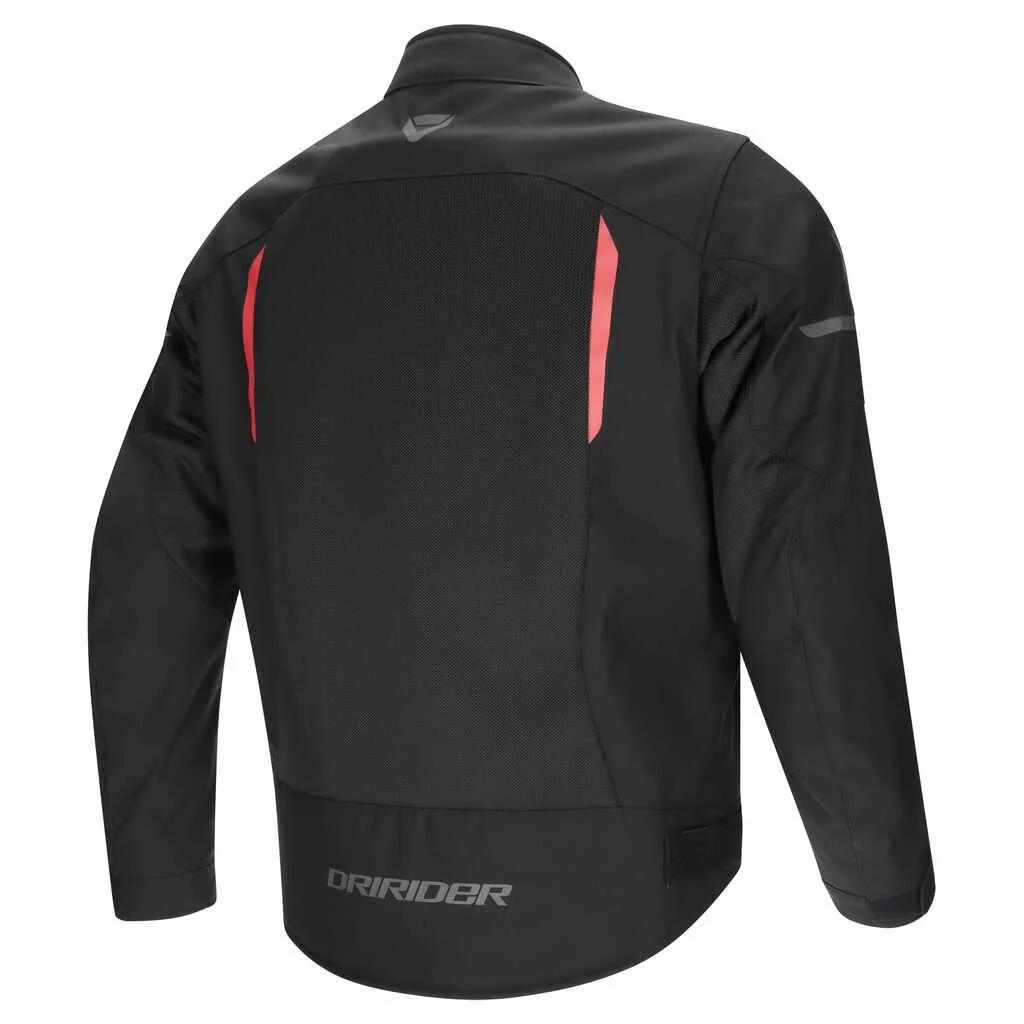 DriRider Air-Ride 6 Black/Red Textile Jacket - Image 2
