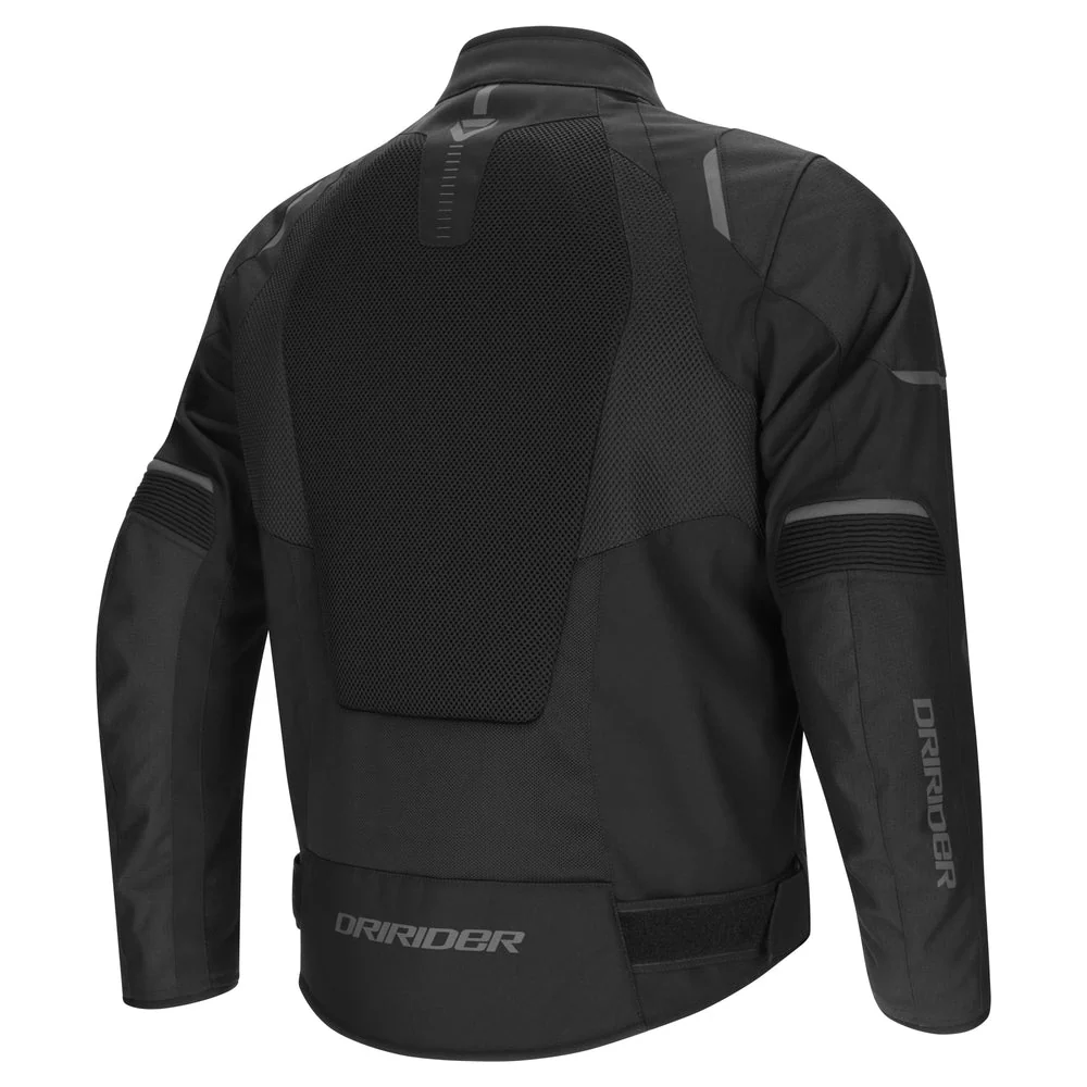 DriRider Air-Ride Pro Black/Black Textile Jacket - Image 2