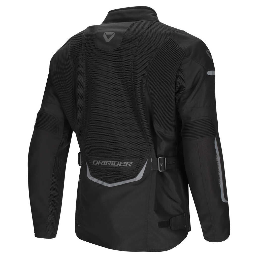 DriRider Apex 6 Airflow Black/Black Textile Jacket - Image 2