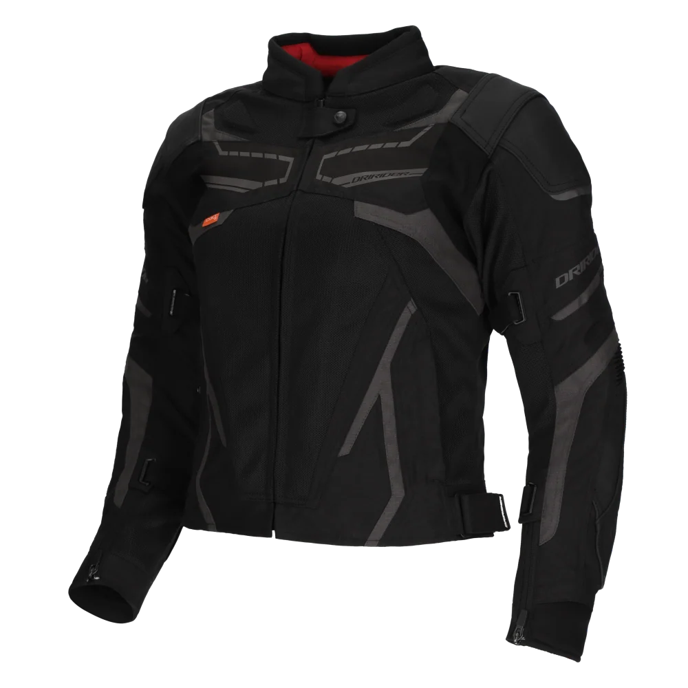 DriRider Climate Exo 4 Black/Black Womens Textile Jacket