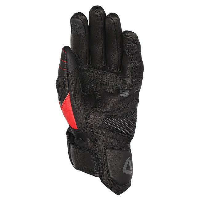 DriRider Covert Black/White/Red Gloves - Image 3