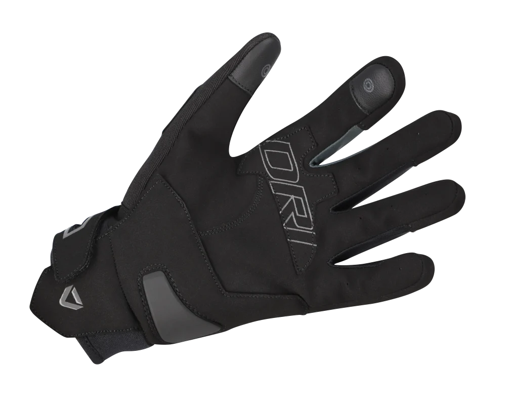 DriRider Flex Black/Grey Gloves - Image 2