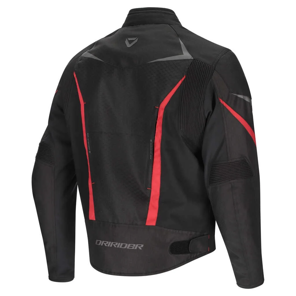 DriRider Origin 2 Black/Red Textile Jacket - Image 2