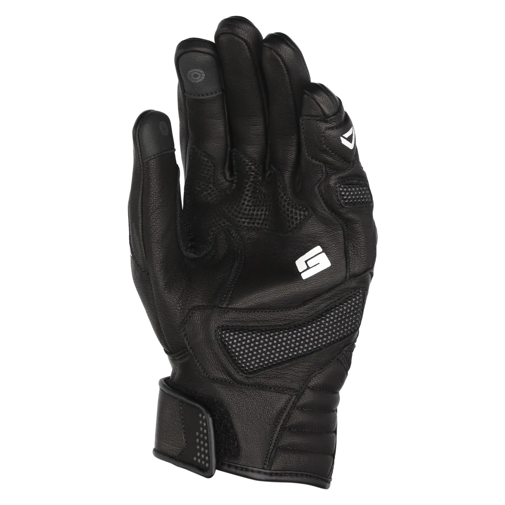 DriRider Torque Short Cuff Black/White Gloves - Image 2