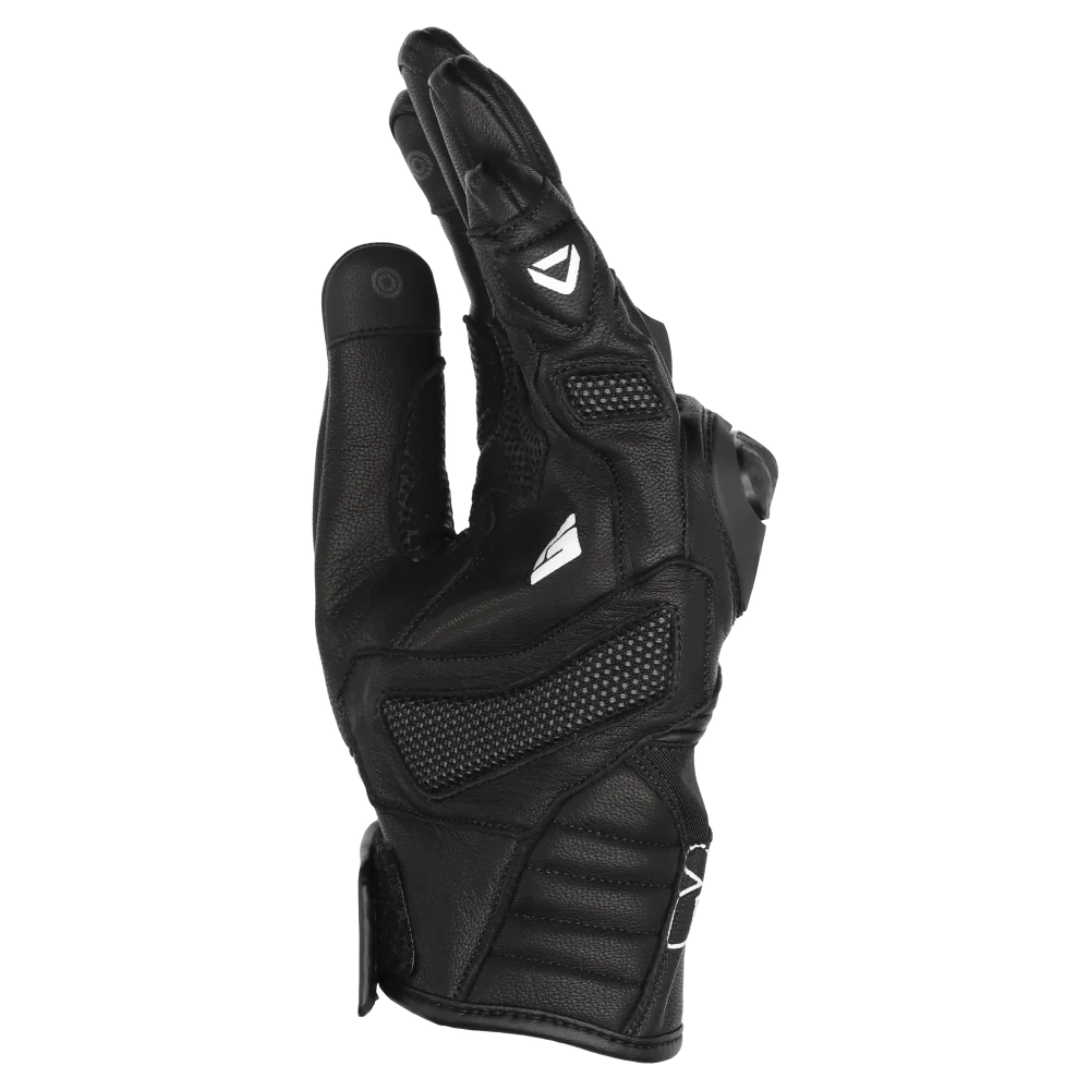 DriRider Torque Short Cuff Black/White Gloves - Image 4
