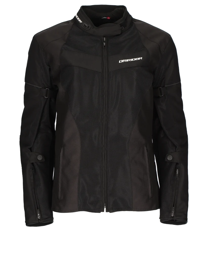 DriRider Vivid 3 Air Black/Black Womens Textile Jacket - Image 3