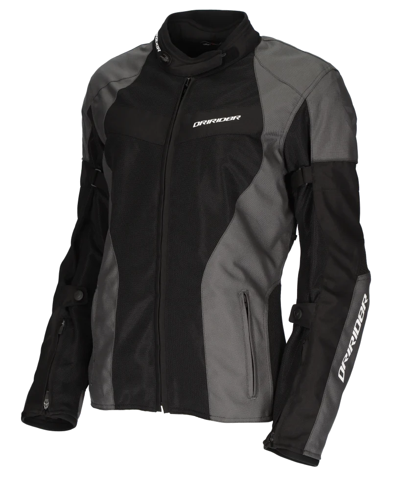 DriRider Vivid 3 Air Grey/Black Womens Textile Jacket