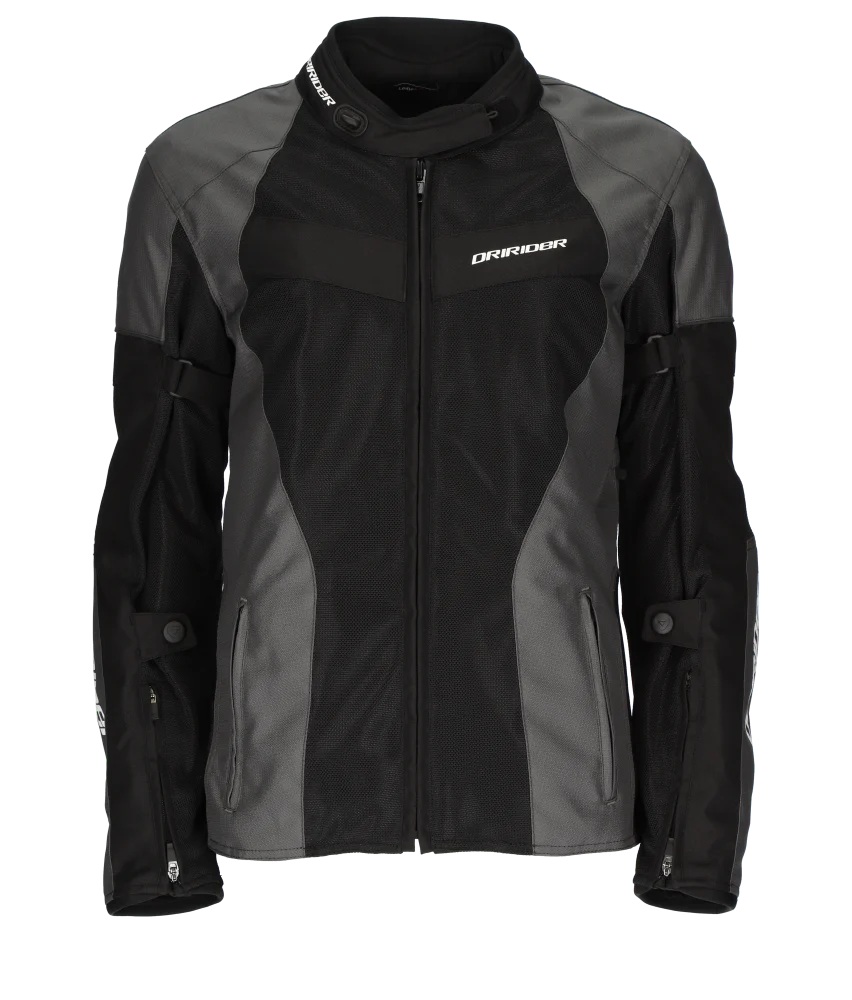 DriRider Vivid 3 Air Grey/Black Womens Textile Jacket - Image 3