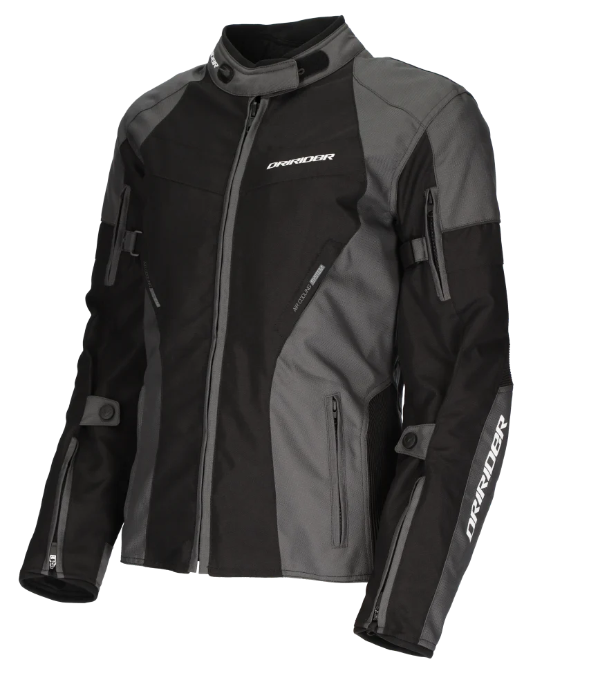 DriRider Vivid 3 Grey/Black Womens Textile Jacket