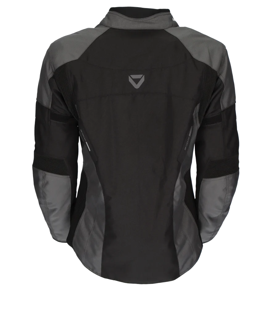 DriRider Vivid 3 Grey/Black Womens Textile Jacket - Image 2