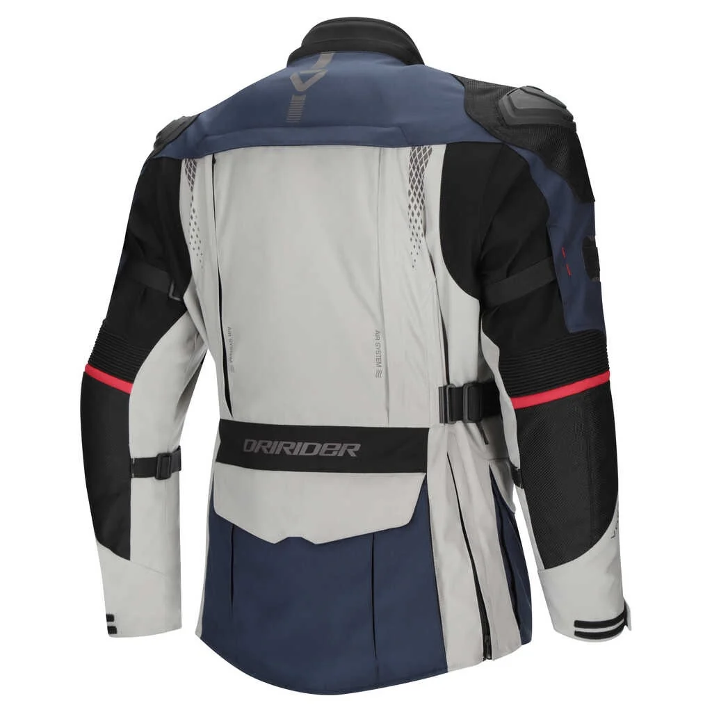DriRider Vortex Adventure III Blue/Light Grey/Black Textile Jacket - Image 2