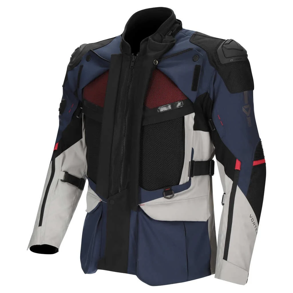DriRider Vortex Adventure III Blue/Light Grey/Black Textile Jacket - Image 4