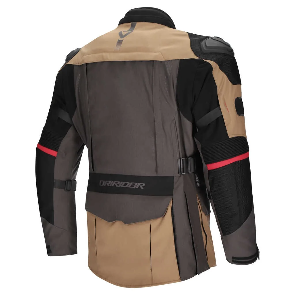 DriRider Vortex Adventure III Dark Grey/Brown/Black Textile Jacket - Image 2