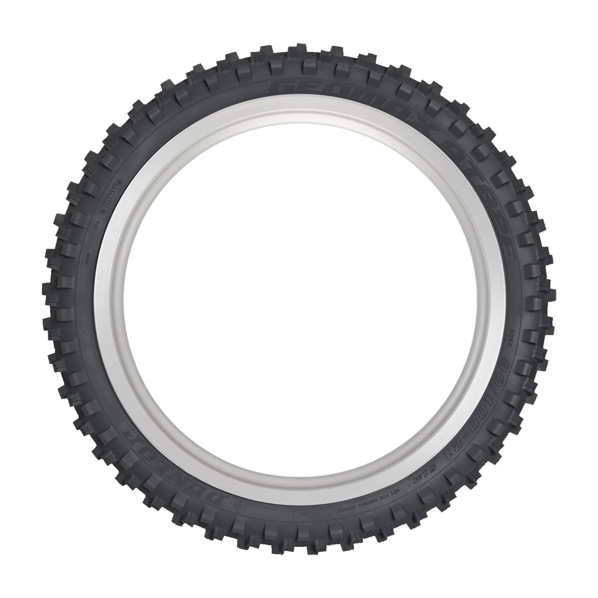 Dunlop Geomax AT82 Intermediate Front Tyre 80/100-21 Tube Type - Image 3
