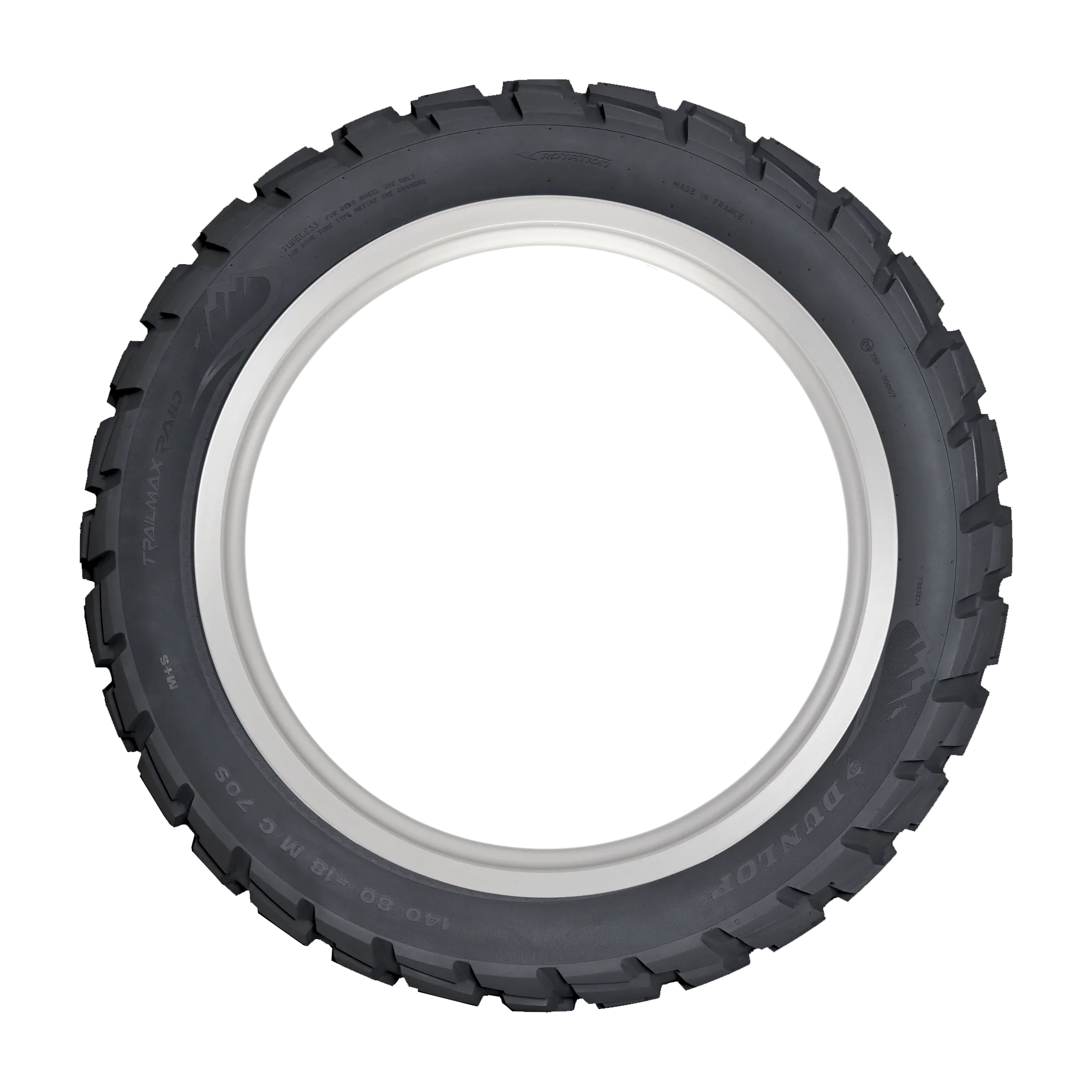 Dunlop Trailmax Raid Rear Tyre 140/80-17 69S Tubeless - Image 3