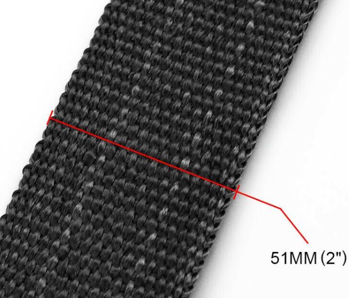 Exhaust Wrap Red Heat Wrap 2" Wide x 30Ft (10m) Roll with 4 Locking Ties Universal Use - Image 3