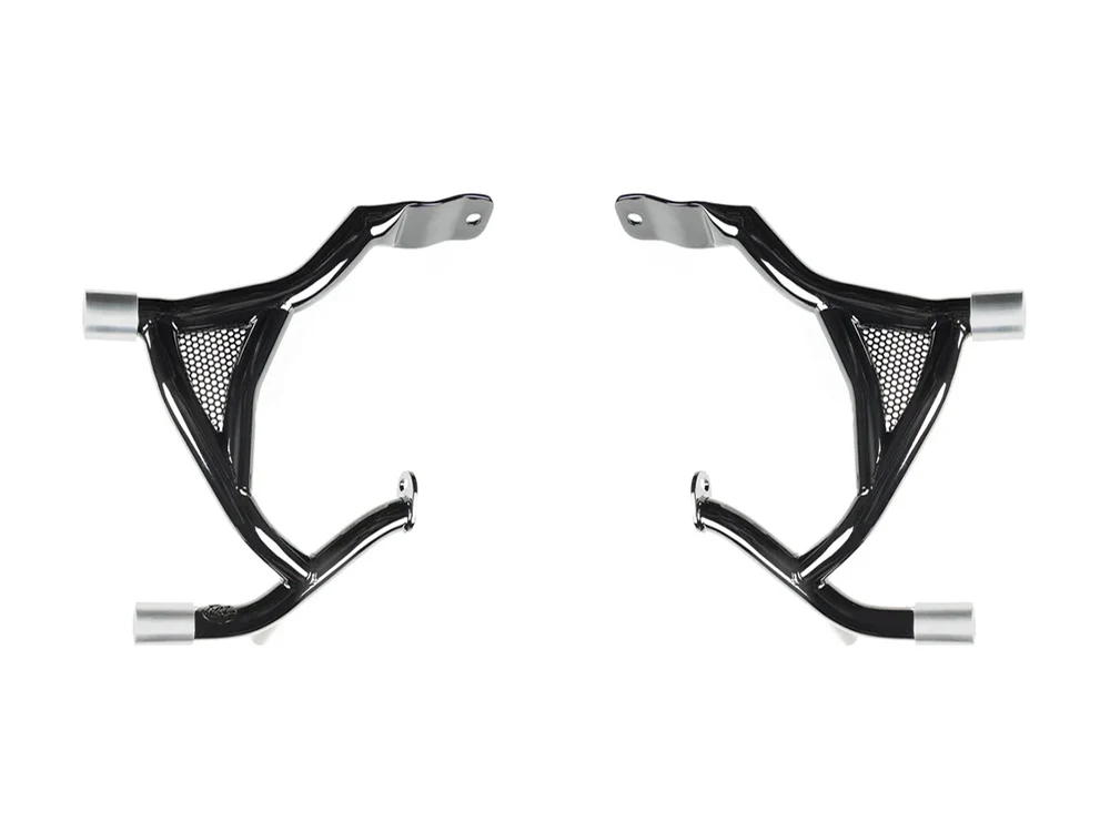 Factory 47 Cycles F47-BG4005001B Road Warrior Rear Crashbars Gloss Black for Harley-Davidson Touring 24-Up