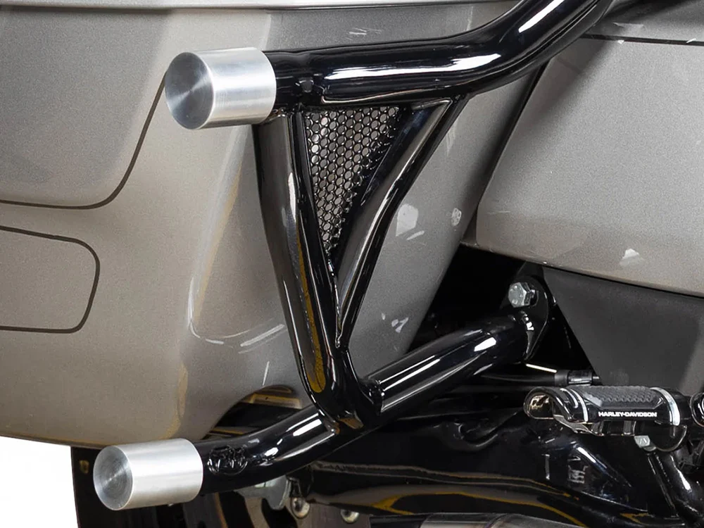 Factory 47 Cycles F47-BG4005001B Road Warrior Rear Crashbars Gloss Black for Harley-Davidson Touring 24-Up - Image 2
