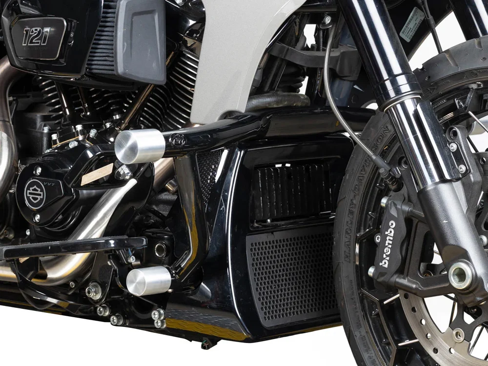 Factory 47 Cycles F47-EG4005001B Road Warrior Front Crashbar Gloss Black for Harley-Davidson Touring 09-23 - Image 2