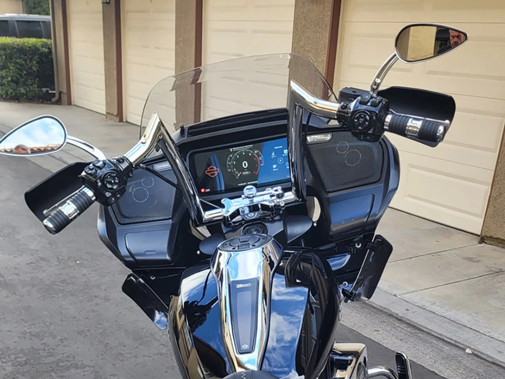 Factory 47 Cycles F47-HB1845014C 14" x 1-1/2" R Series Handlebar Chrome for CVO Road Glide 23-Up/Road Glide 24-Up - Image 2