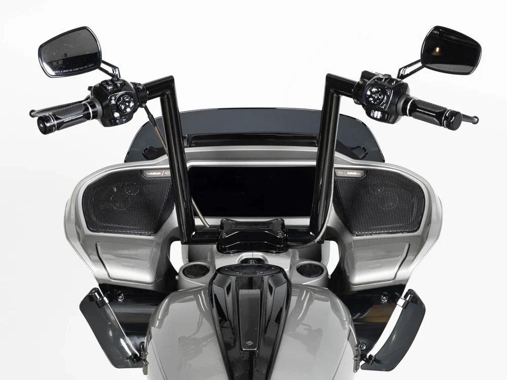 Factory 47 Cycles F47-HB1855012B 12" x 1-1/2" Throttle Series Handlebar Gloss Black for Harley-Davidson CVO Road Glide 23-Up/Road Glide 24-Up - Image 2
