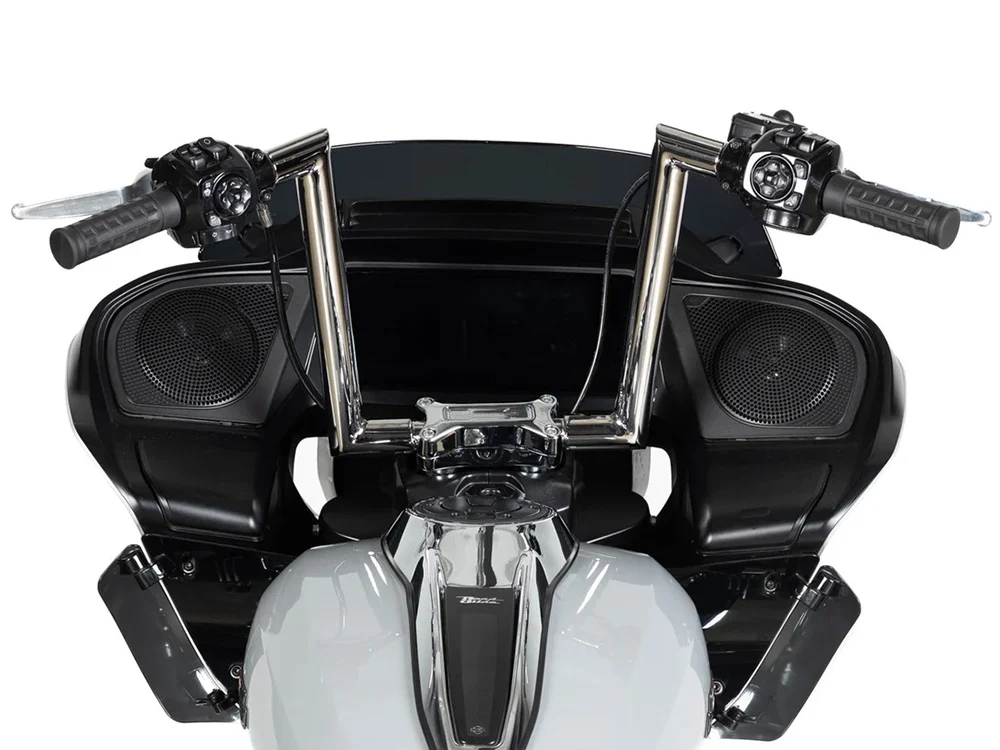 Factory 47 Cycles F47-HB1855012C 12" x 1-1/2" Throttle Series Handlebar Chrome for Harley-Davidson CVO Road Glide 23-Up/Road Glide 24-Up - Image 2