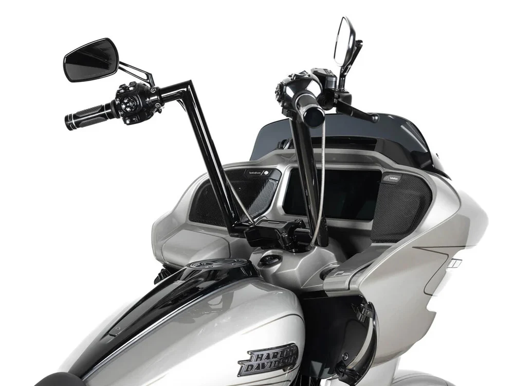 Factory 47 Cycles F47-HB1855014B 14" x 1-1/2" Throttle Series Handlebar Gloss Black for Harley-Davidson CVO Road Glide 23-Up/Road Glide 24-Up - Image 3