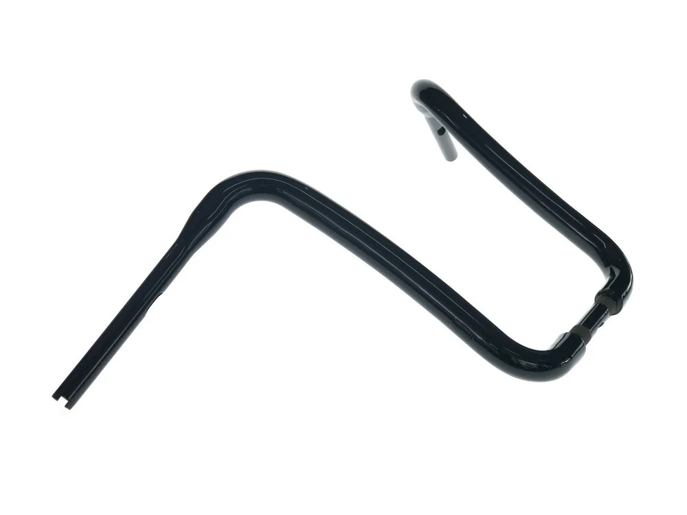 Factory 47 Cycles F47-HB3005016B 16" x 1-1/2" Vicla Handlebar Gloss Black