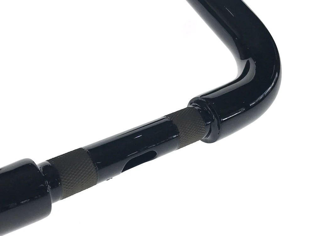 Factory 47 Cycles F47-HB3005016B 16" x 1-1/2" Vicla Handlebar Gloss Black - Image 2