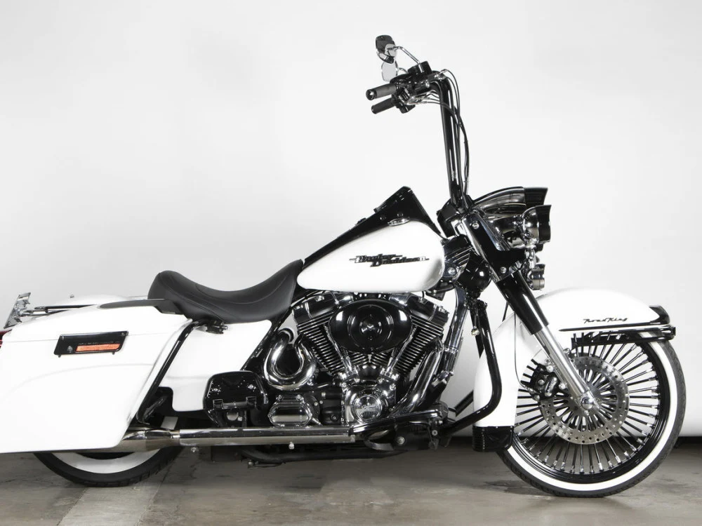 Factory 47 Cycles F47-HB3005016B 16" x 1-1/2" Vicla Handlebar Gloss Black - Image 5