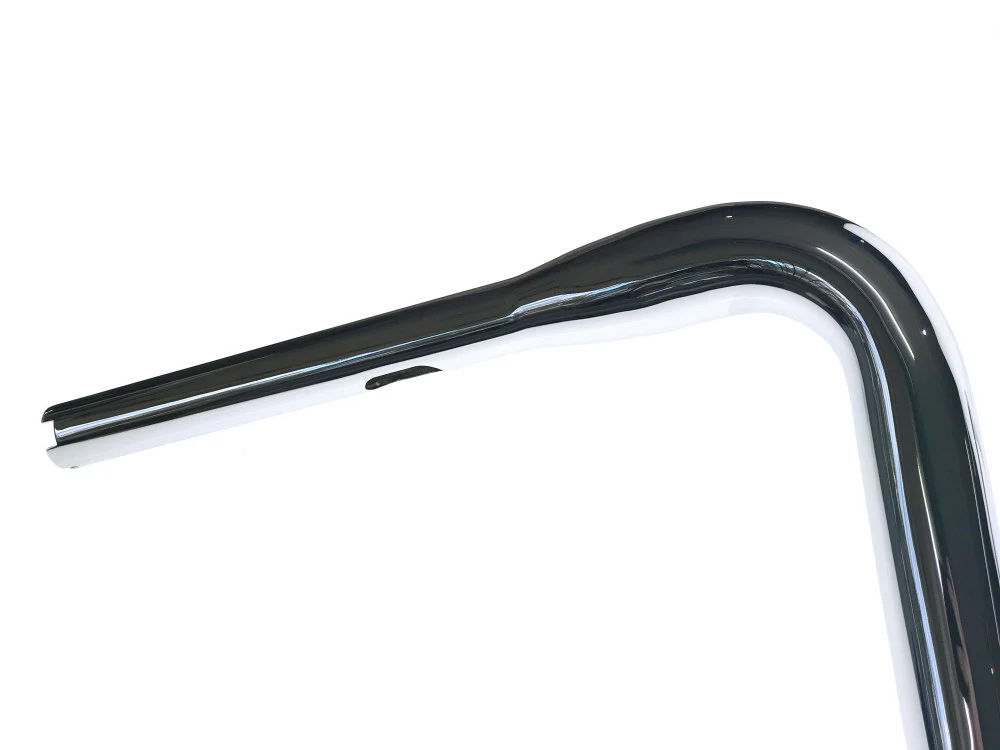 Factory 47 Cycles F47-HB3205012C 12" x 1-1/2" GT Pico Handlebar Chrome for Harley-Davidson Ultra 96-24/Street Glide 96-23 - Image 4