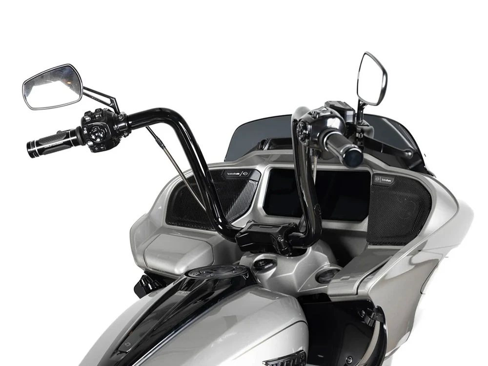 Factory 47 Cycles F47-HB3305012B 12" x 1-1/2" Drifter Series Handlebar Gloss Black for Harley-Davidson CVO Road Glide 23-Up/Road Glide 24-Up - Image 3