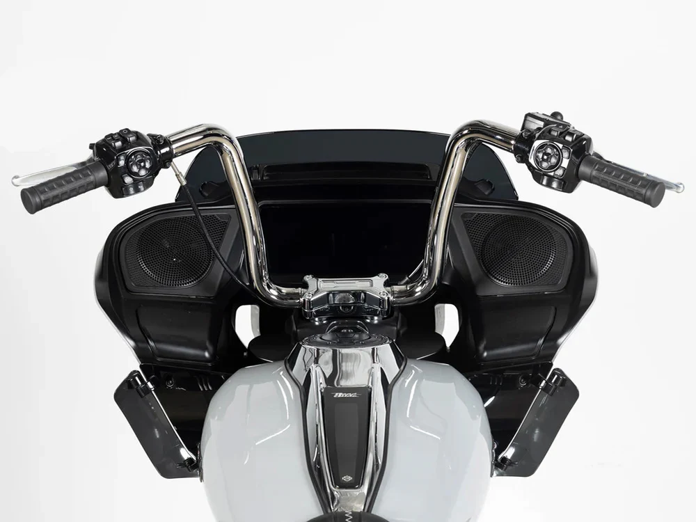 Factory 47 Cycles F47-HB3305012C 12" x 1-1/2" Drifter Series Handlebar Chrome for Harley-Davidson CVO Road Glide 23-Up/Road Glide 24-Up - Image 2