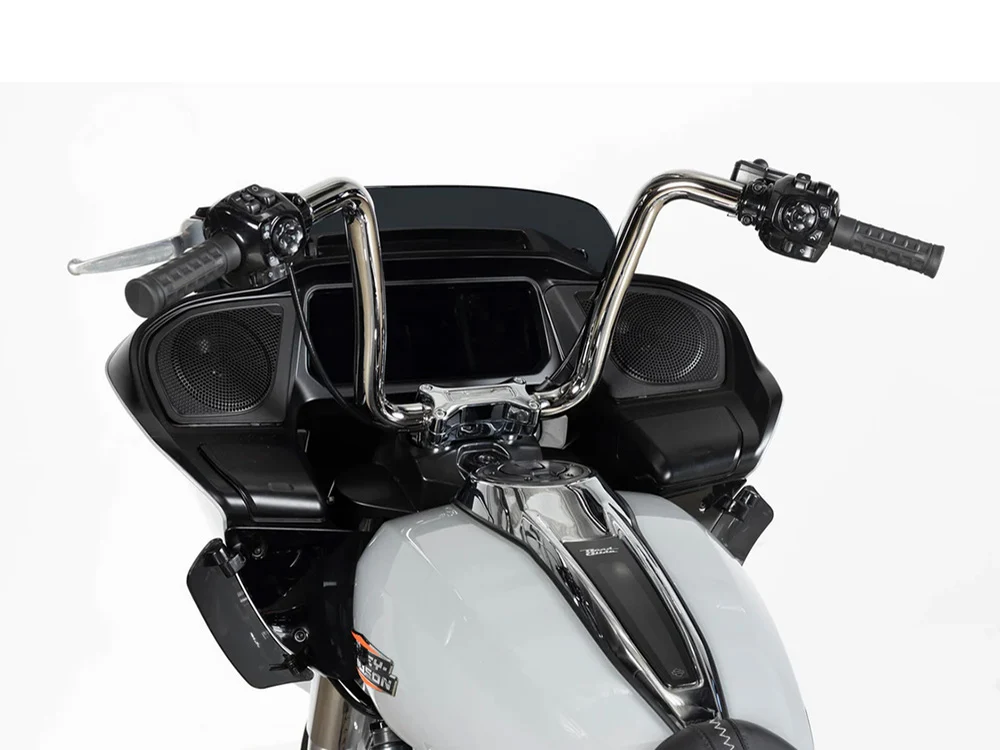 Factory 47 Cycles F47-HB3305012C 12" x 1-1/2" Drifter Series Handlebar Chrome for Harley-Davidson CVO Road Glide 23-Up/Road Glide 24-Up - Image 3