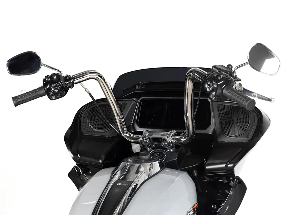 Factory 47 Cycles F47-HB3305012C 12" x 1-1/2" Drifter Series Handlebar Chrome for Harley-Davidson CVO Road Glide 23-Up/Road Glide 24-Up - Image 4