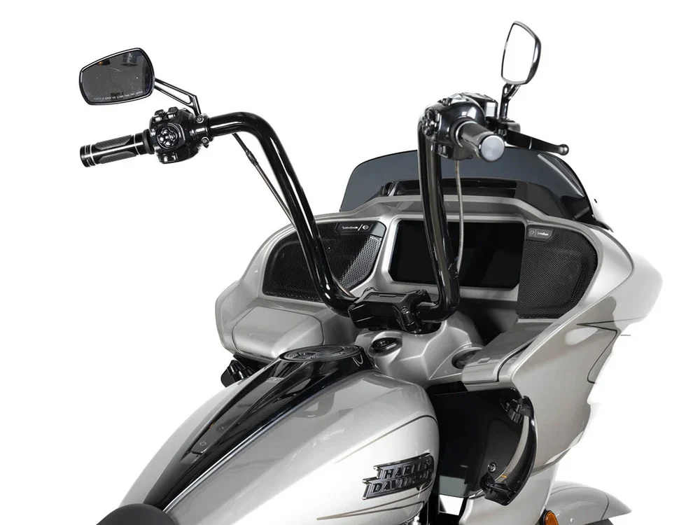 Factory 47 Cycles F47-HB3305014B 14" x 1-1/2" Drifter Series Handlebar Gloss Black for Harley-Davidson CVO Road Glide 23-Up/Road Glide 24-Up - Image 3