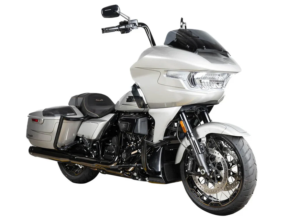 Factory 47 Cycles F47-HB3305014B 14" x 1-1/2" Drifter Series Handlebar Gloss Black for Harley-Davidson CVO Road Glide 23-Up/Road Glide 24-Up - Image 6