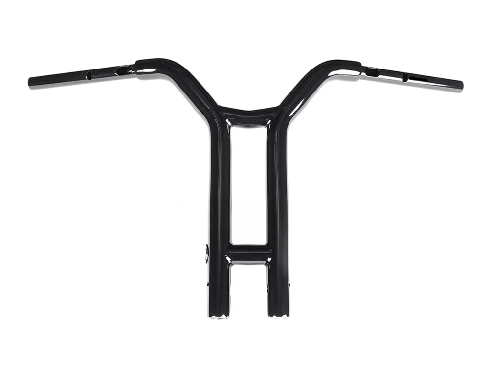 Factory 47 Cycles F47-HB6005016B 16" x 1-1/2" Factory Racing Straight T-Bar Handlebar Gloss Black for Harley-Davidson CVO Road Glide 23-Up/Road Glide 24-Up - Image 2