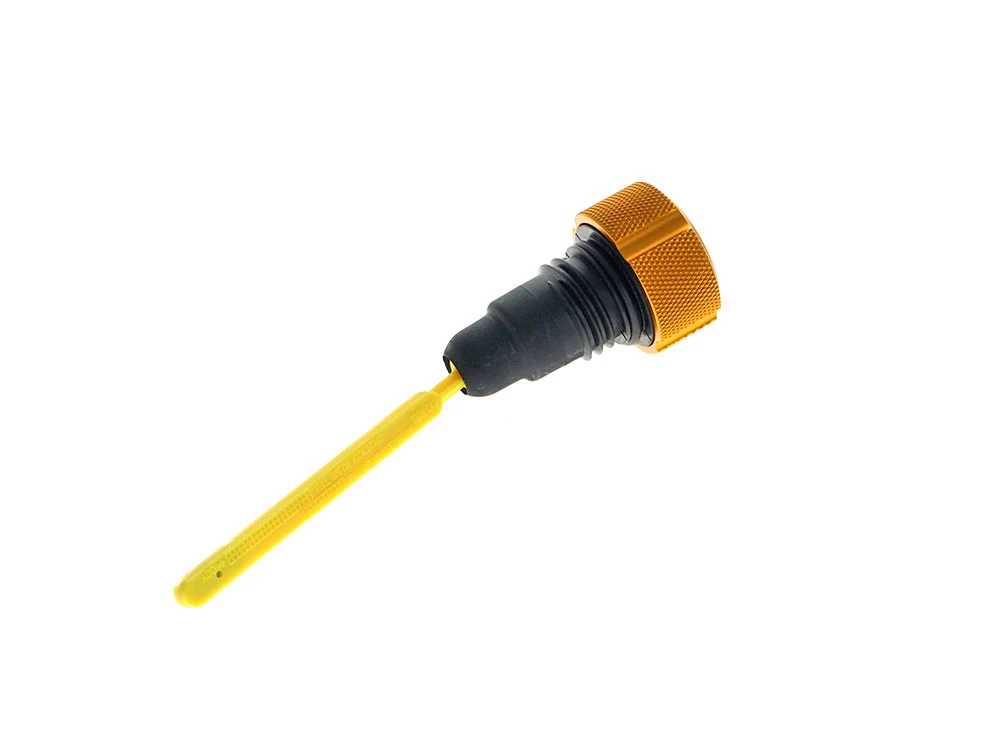 Figurati Designs FIG-FD01-MAGDSTC-KN-GOLD Magnetic Dipstick Gold for Harley-Davidson Touring 07-16 - Image 2