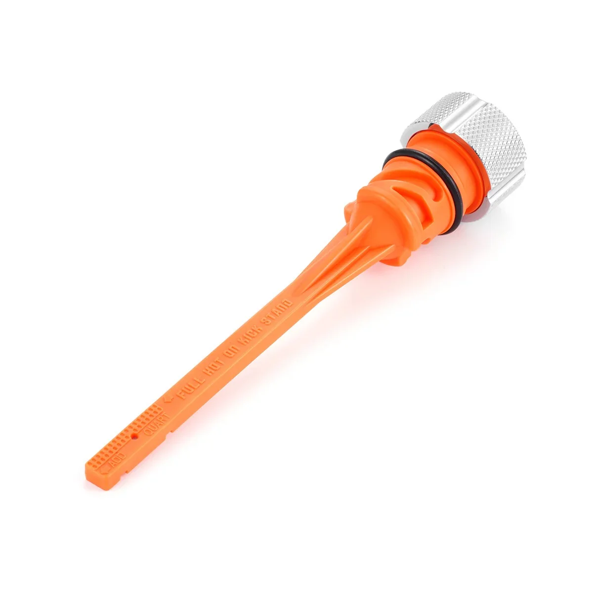 Figurati Designs FIG-FD01-STM8-KN-SV Magnetic Dipstick Silver for Harley-Davidson Softail 18-24 - Image 2
