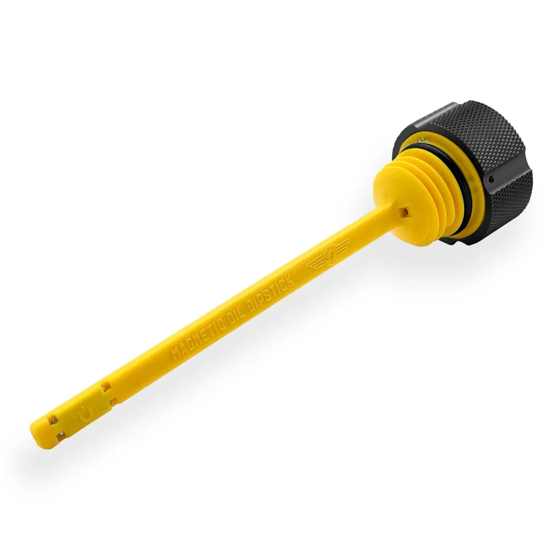 Figurati Designs FIG-FDP01-VM8-KN-BLK Magnetic Vented Dipstick Knurled Black for Harley-Davidson Touring 17-Up - Image 3