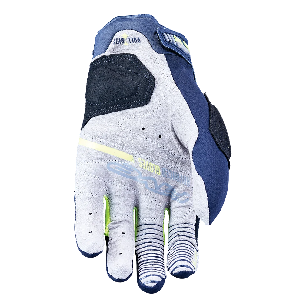 Five E1 Navy/Fluro Gloves - Image 2