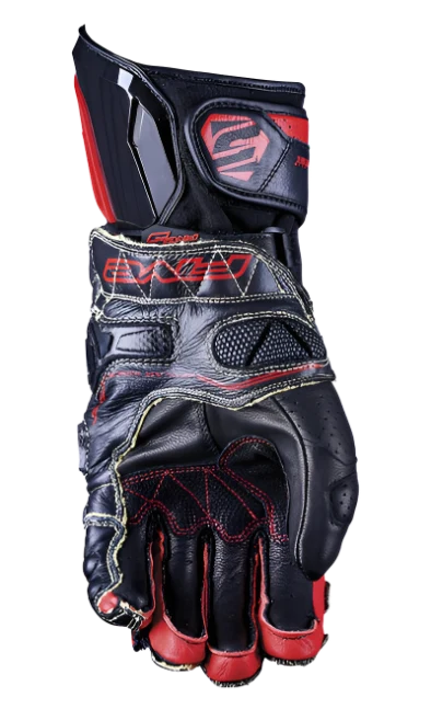 Five RFX Race Black/Red Gloves - Image 2